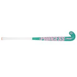 Princess Woodcore Hockeystick Junior Aqua Leopard Pink