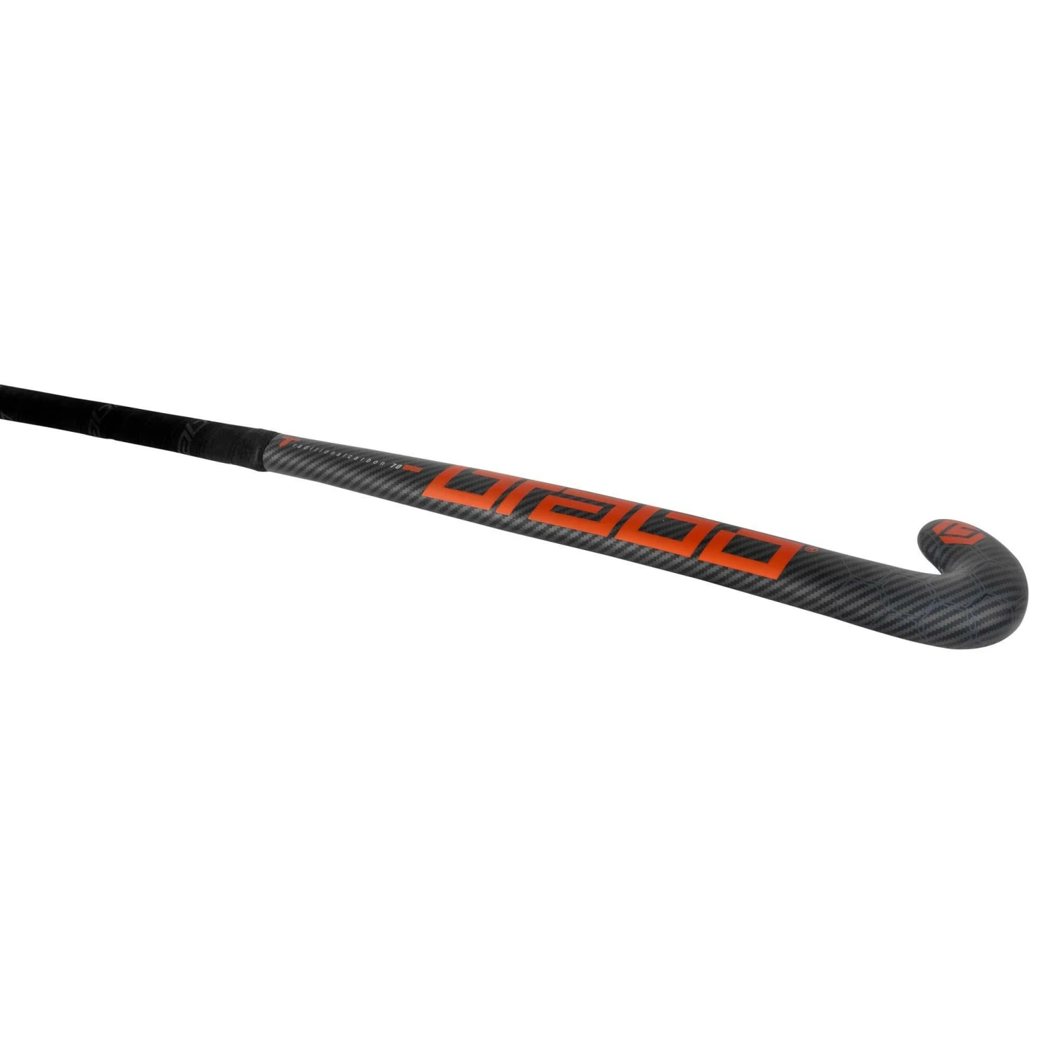 Brabo Traditional Carbon 70 CC hockeystick black orange Brabo Traditional Carbon 70 CC Hockeystick Black Orange -Hockey Serie Winkel 129896 000 07 1