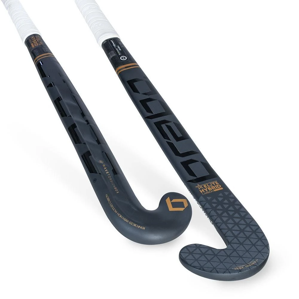 Brabo Elite 1 WTB ELB Hybrid hockeystick black gold Brabo Elite 1 WTB ELB Hybrid Hockeystick Black Gold -Hockey Serie Winkel 129964 990 01 1