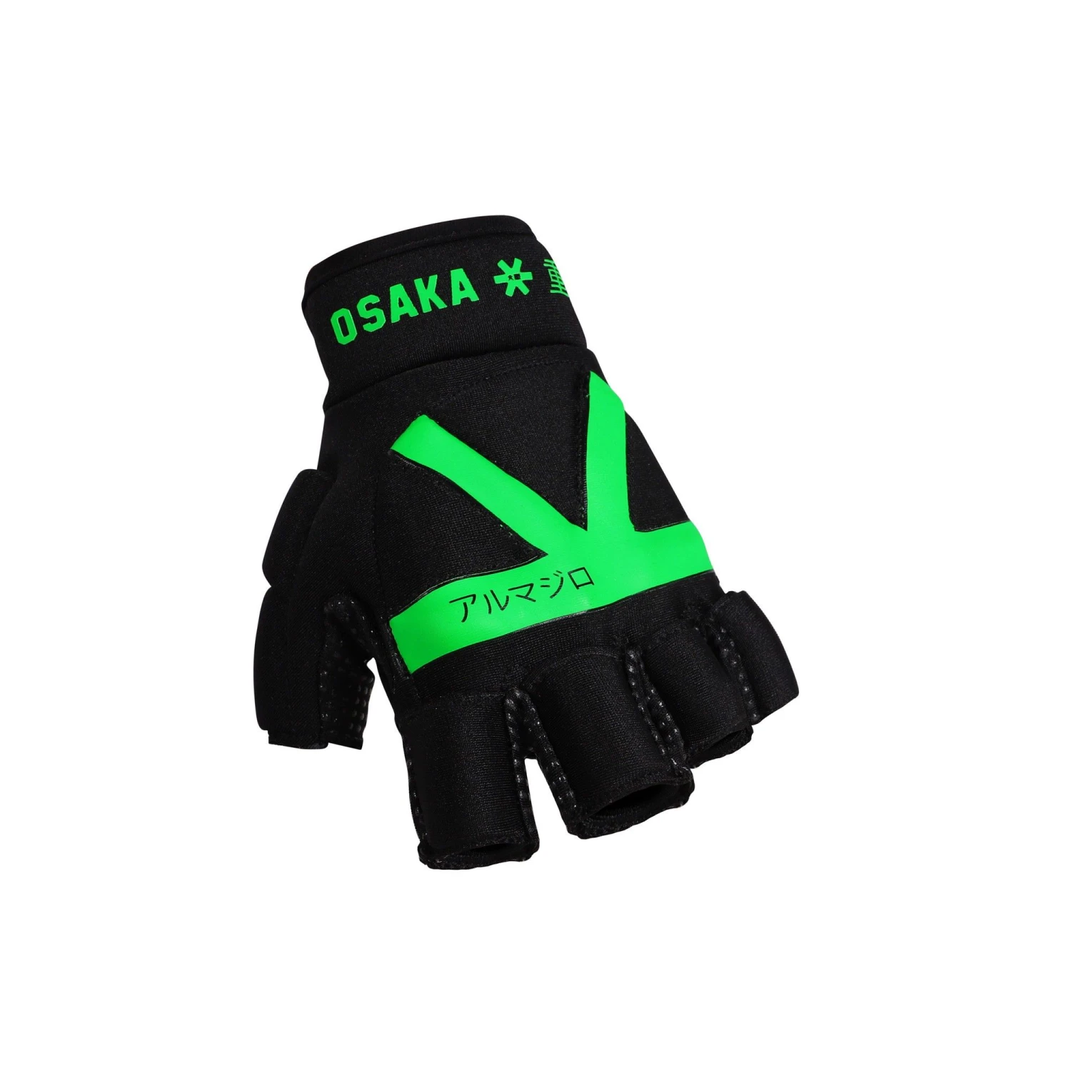 Osaka Armadillo hockeyhandschoen black green-L Osaka Armadillo Hockeyhandschoen Black Green-L -Hockey Serie Winkel 130326 990 01 1