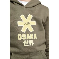 Osaka Classic Logo Hooded Hockeytrui Junior Khaki -Hockey Serie Winkel 130568 300 03