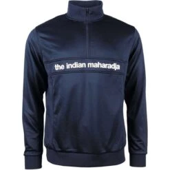 The Indian MaharadjaPoly Terry Half Zip Hockeytrui Junior Navy
