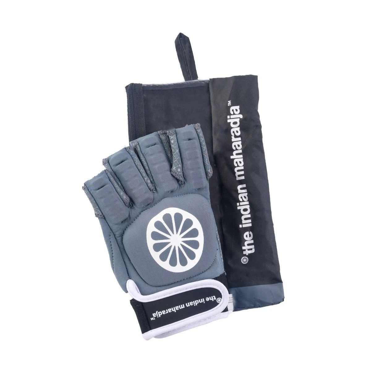 The Indian MaharadjaGlove shell half left hockeyhandschoen denim The Indian MaharadjaGlove Shell Half Left Hockeyhandschoen Denim -Hockey Serie Winkel 130839 200 05 1