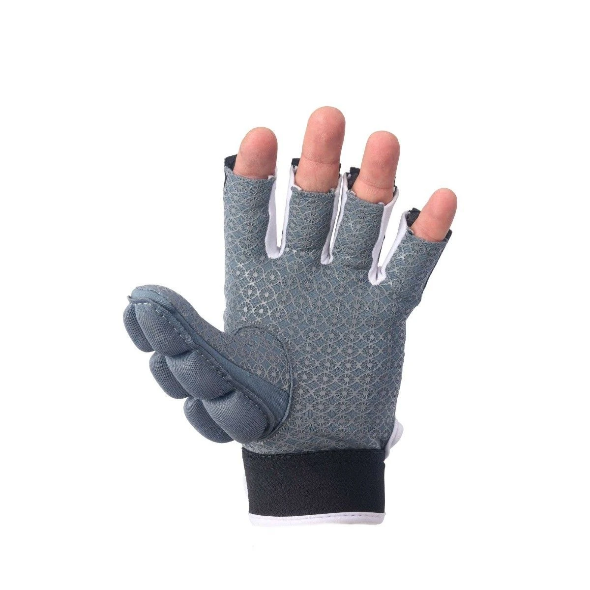 The Indian MaharadjaGlove shell foam half left hockeyhandschoen denim The Indian MaharadjaGlove Shell Foam Half Left Hockeyhandschoen Denim -Hockey Serie Winkel 130840 200 02 1 1